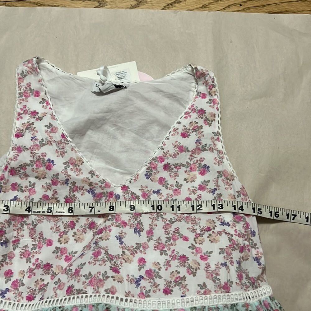 NWT LOVESHACKFANCY x TARGET CAMILLE FLORAL DRESS XXS - Picture 9 of 9